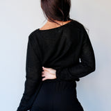 Alpaca Fine Knit Black