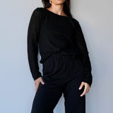 Alpaca Fine Knit Black