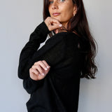 Alpaca Fine Knit Black