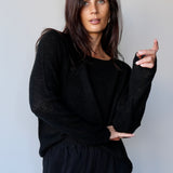 Alpaca Fine Knit Black