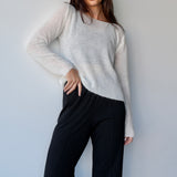 Alpaca Fine Knit Off White