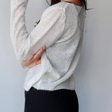 Alpaca Fine Knit Off White