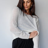 Alpaca Fine Knit Off White