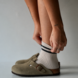 Classic Cotton Twin Charcoal Stripe