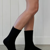Luxe Cotton Socks Black