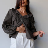 Cotton Shirt Chocolate