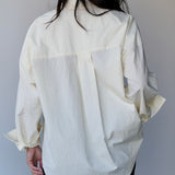 Oversized Cotton Shirt Butter