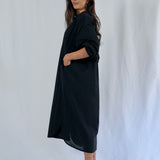 Belle Cotton Dress Black