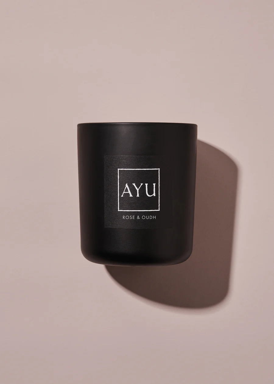 AYU CANDLE - Rose & Oudh