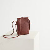 Marina Leather Pouch Cognac