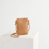 Marina Leather Pouch Tan