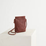 Marina Leather Pouch Cognac