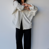 Cotton Shirt Grey Beige