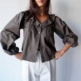 Cotton Shirt Chocolate