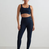 Ribbed Seamless Bra | Navy