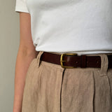 Leather Belt 01 Espresso