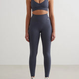 Ribbed Seamless Tights Storm Blue