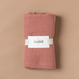 Crinkle Baby Blanket Guava