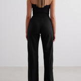 Sense Wide Pants Black