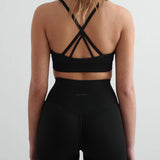 Shape Seamless Cross Back Bra Black