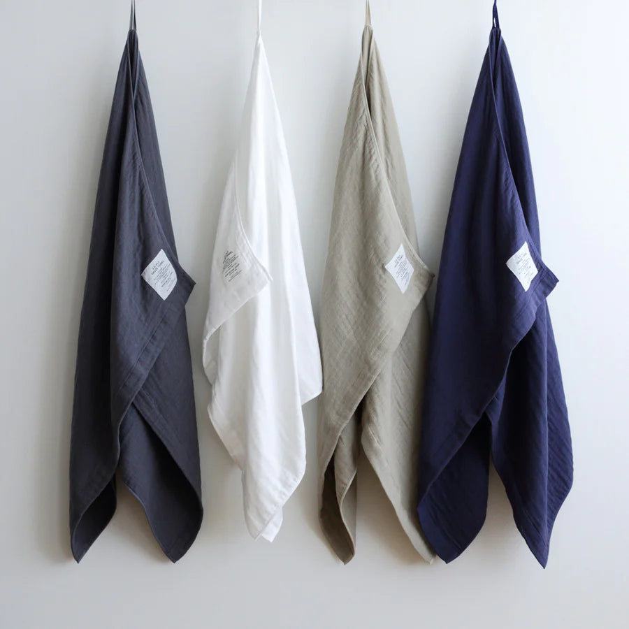 Japanese 2.5 Ply Gauze Towels || White