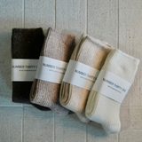 Cashmere/Wool Socks Milk