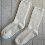 Cashmere/Wool Socks Milk