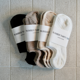 Cotton Hidden Socks Taupe