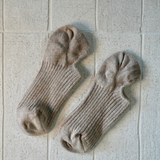 Cotton Hidden Socks Taupe