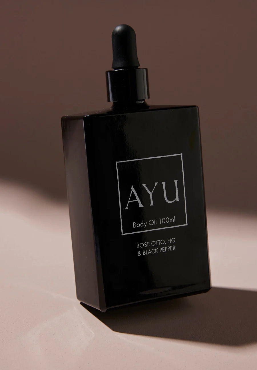 AYU Body Oil - Rose Otto, Fig & Black Pepper