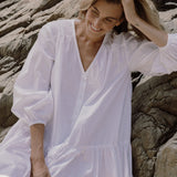 Oversized Dress in White