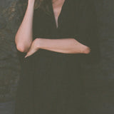 Florence Wrap Dress in Black