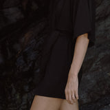 Florence Wrap Dress in Black